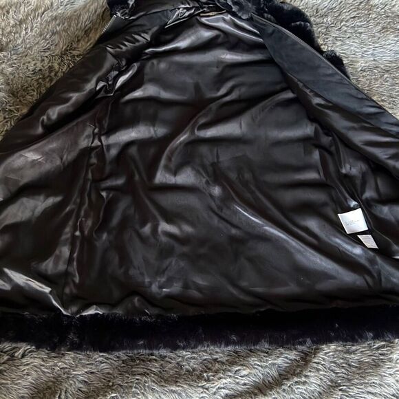 Via Spiga hooded fur long vest - Picture 4 of 8